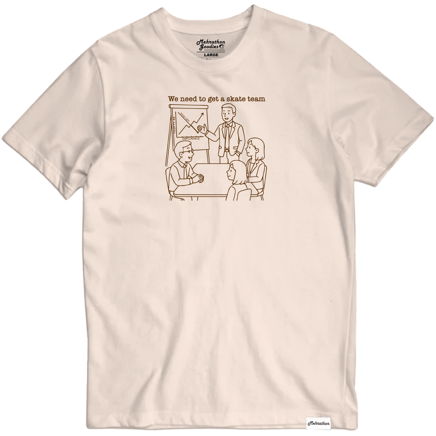 Corporate Bandwagon Tee Natural