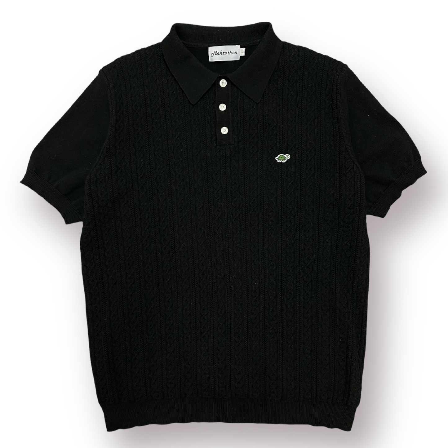 GAMBINO CABLE KNIT POLO