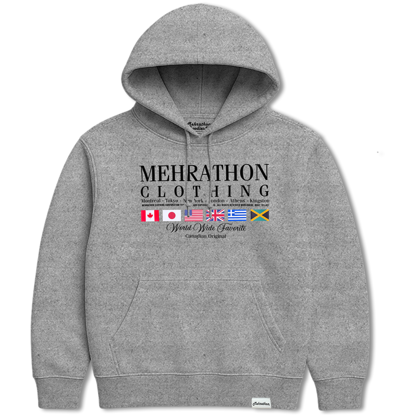 WORLDWIDE HOODY GREY