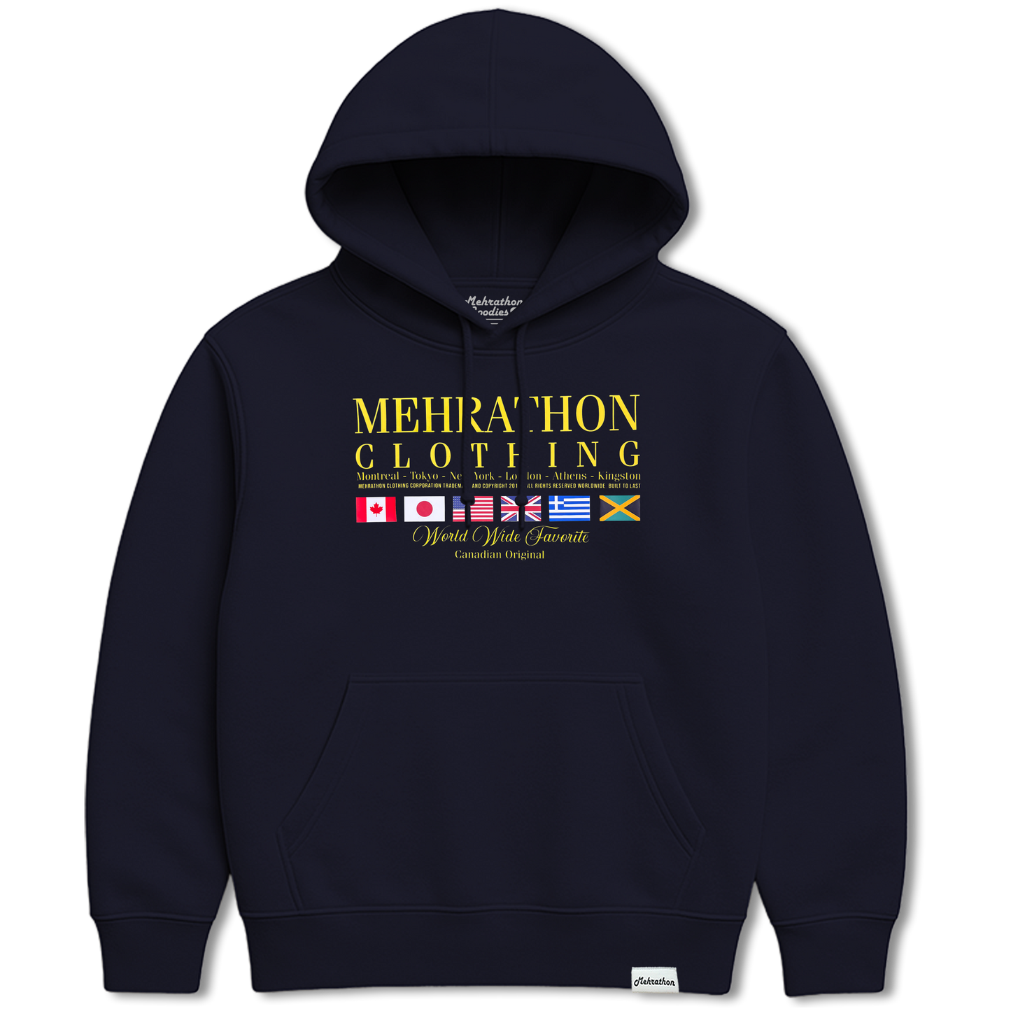 WORLDWIDE HOODY NAVY