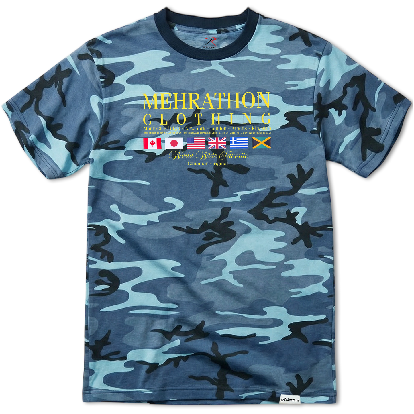 WORLDWIDE X ROTHCO TEE NAVAL CAMO