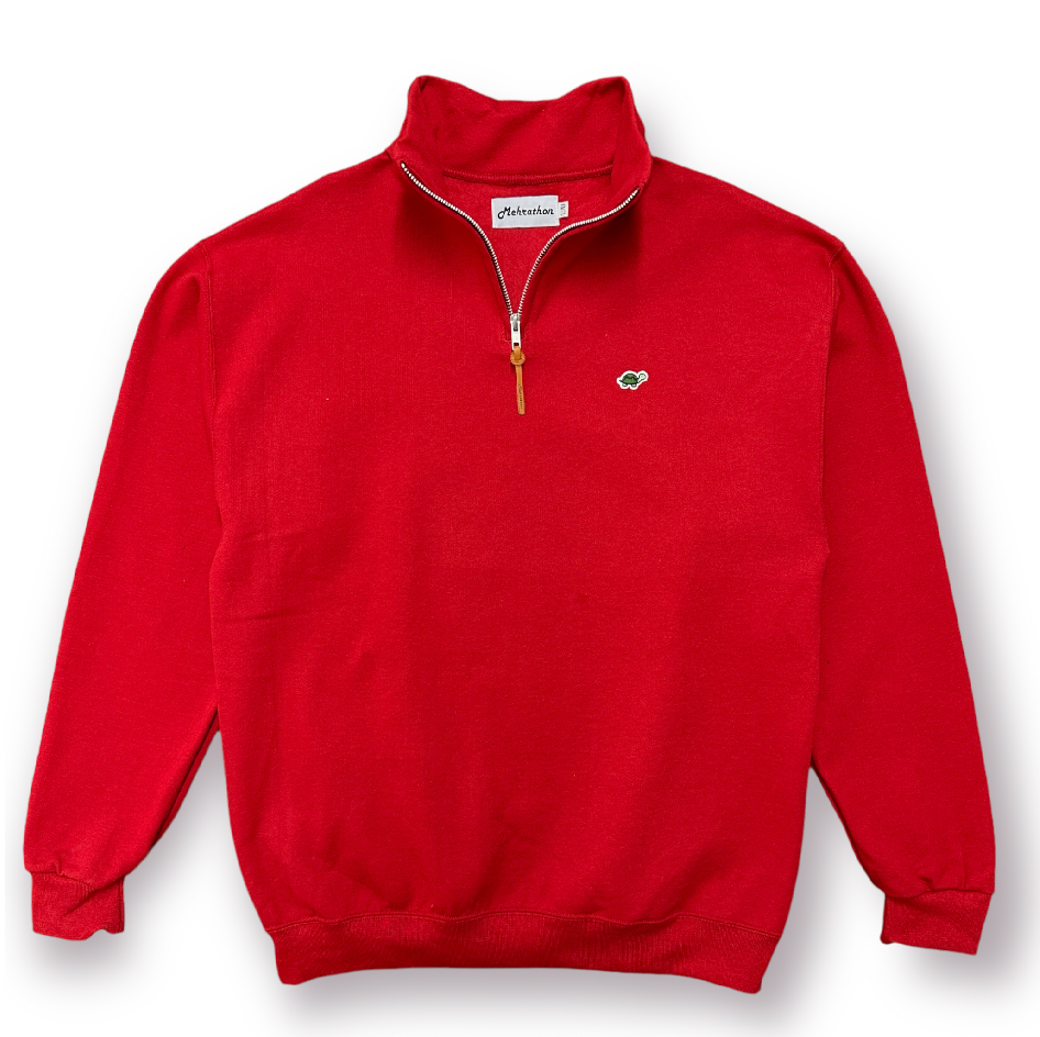 LAMEHRA QUARTER ZIP RED