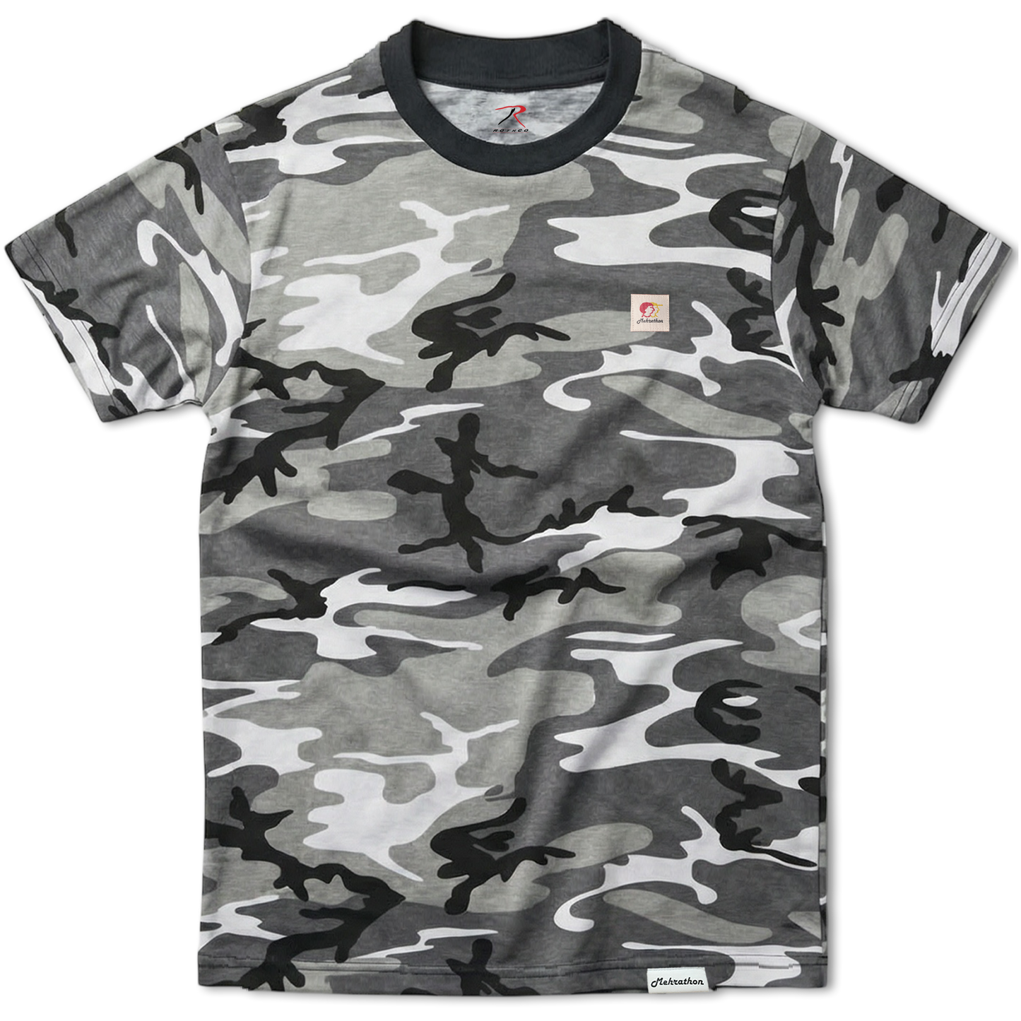 R&S X ROTHCO ARMY TEE NIGHT CAMO