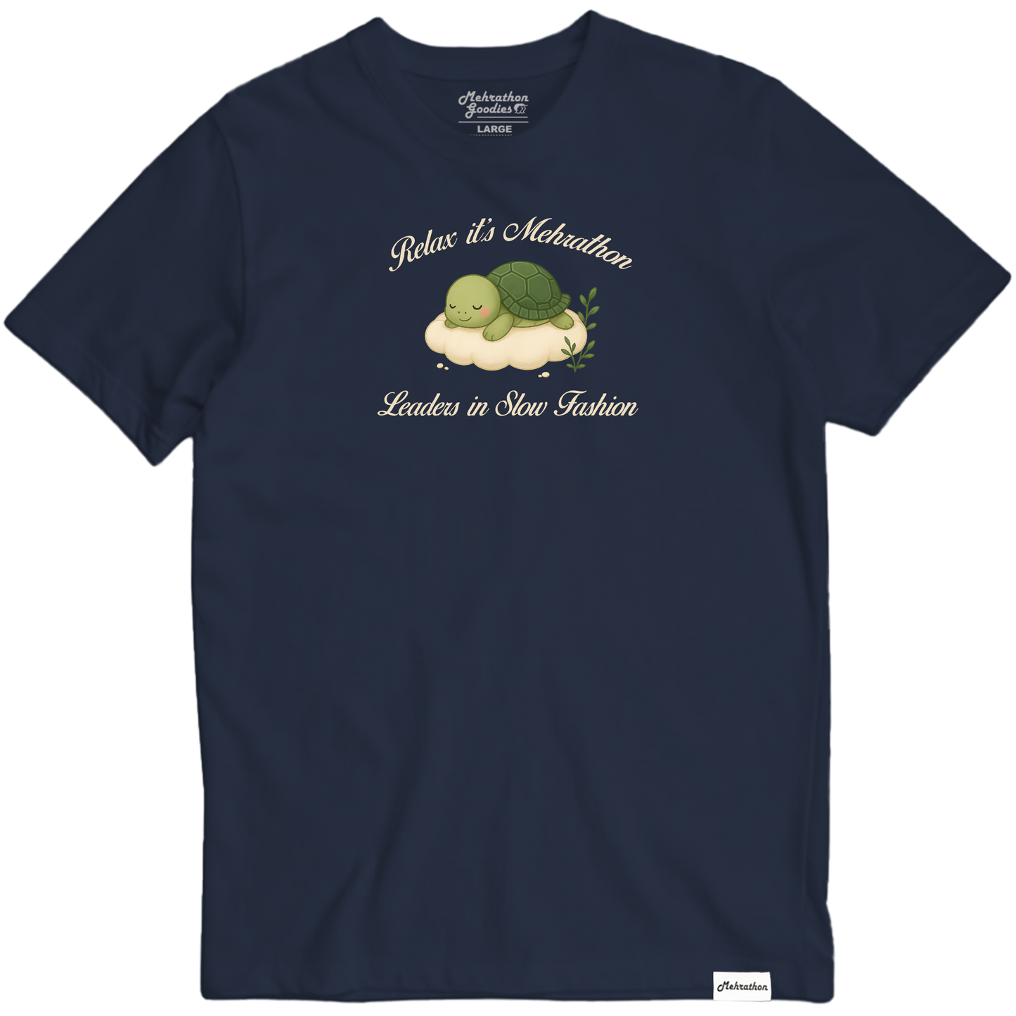Slow Fashion Tee Navy