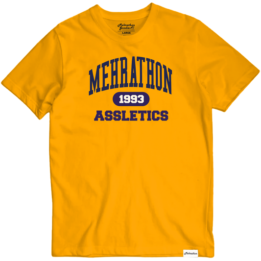Assletics Tee Gold