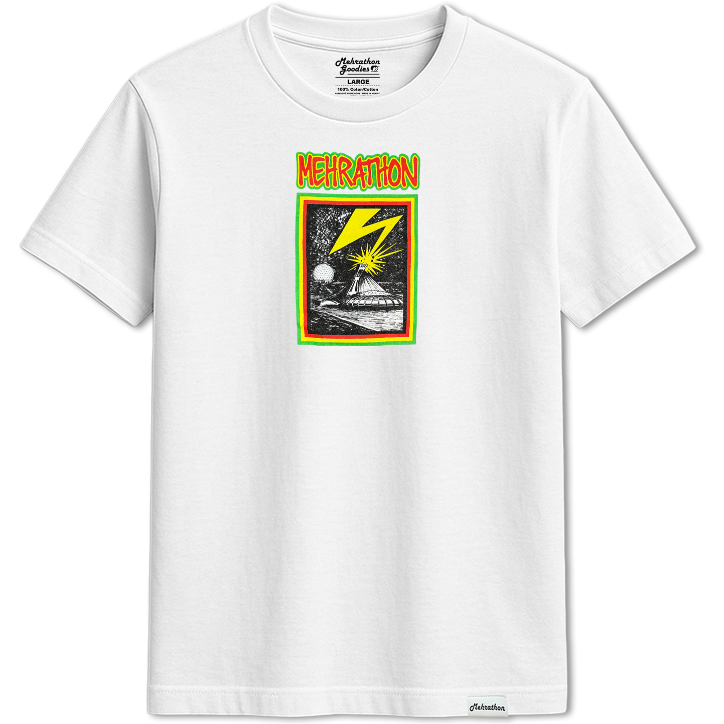 BANNED IN MTL TEE WHITE