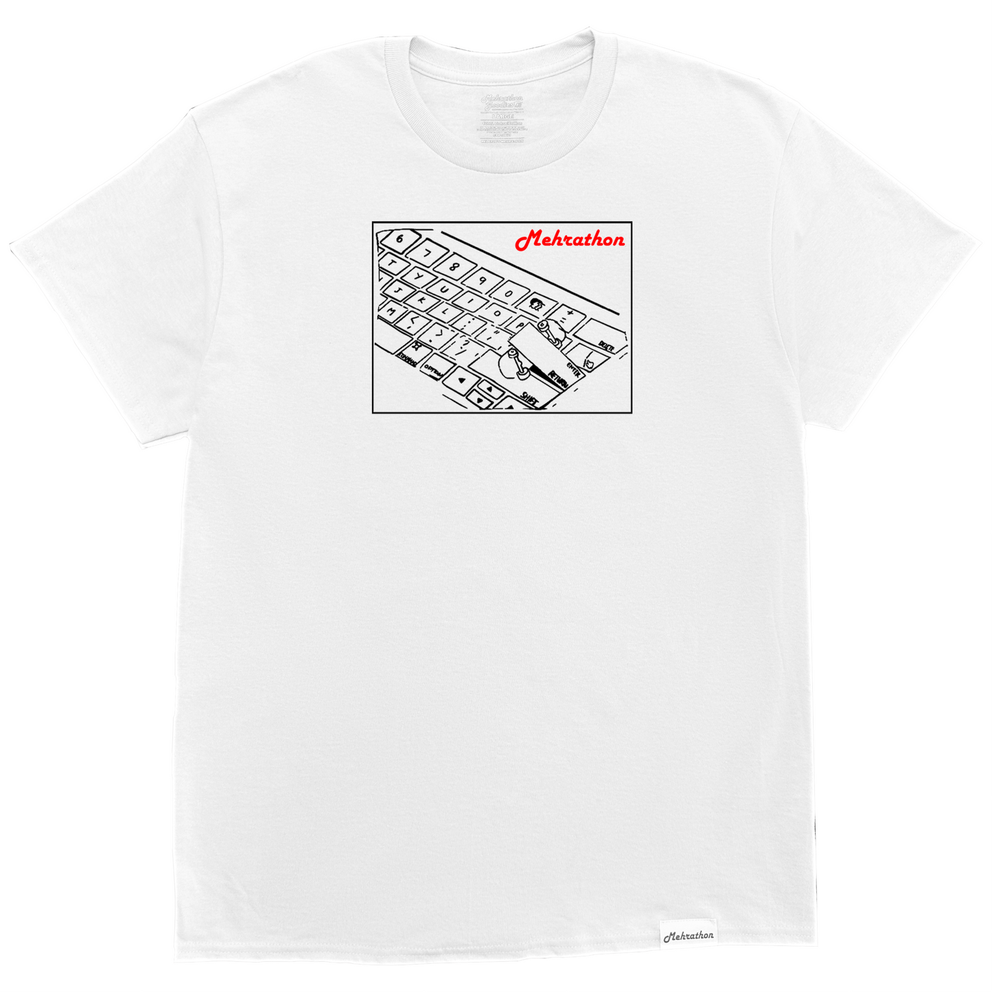 Bump to Space Bar Tee White