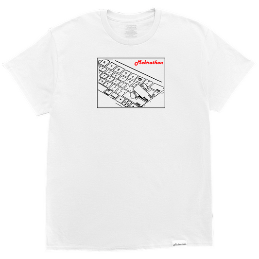 Bump to Space Bar Tee White