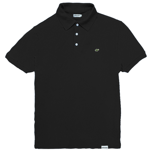 Lamehra Pique Polo Black