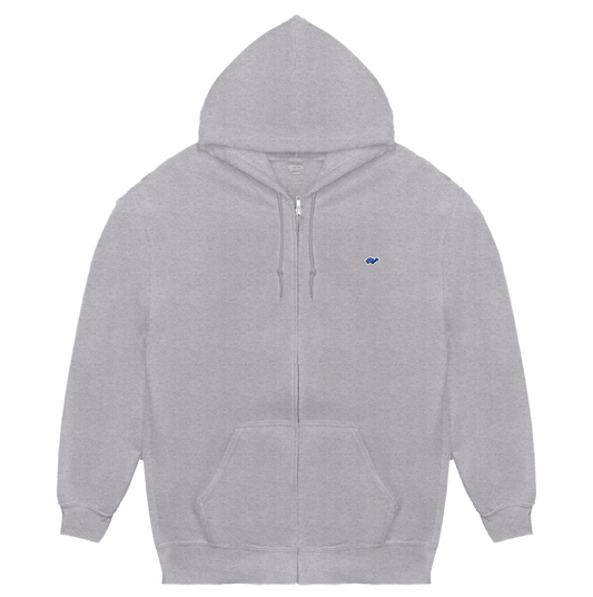 Lamehra Zip Hoody Heather Grey