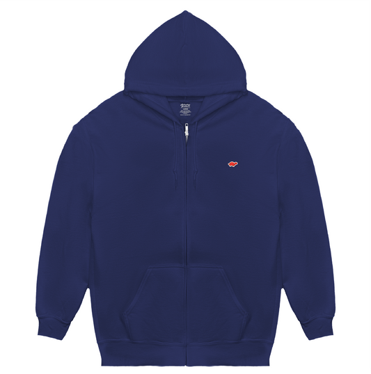 Lamehra Zip Hood Navy