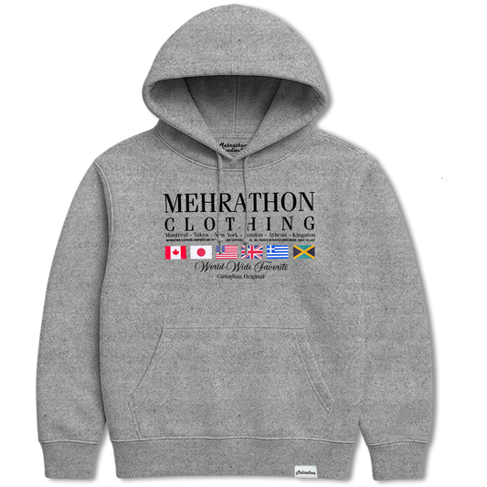 WORLDWIDE HOODY GREY