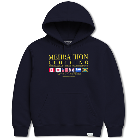 WORLDWIDE HOODY NAVY