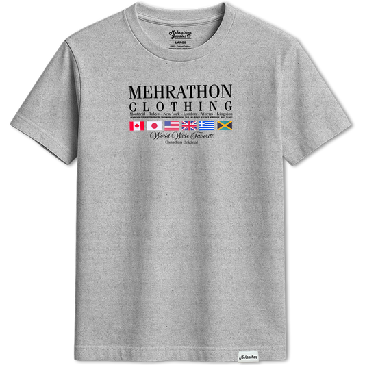 WORLDWIDE TEE GREY