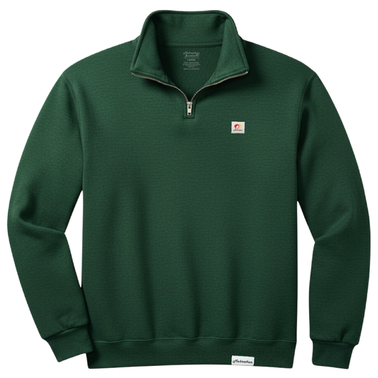 R&S ARMY QUARTERZIP GREEN