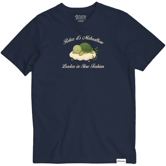 Slow Fashion Tee Navy