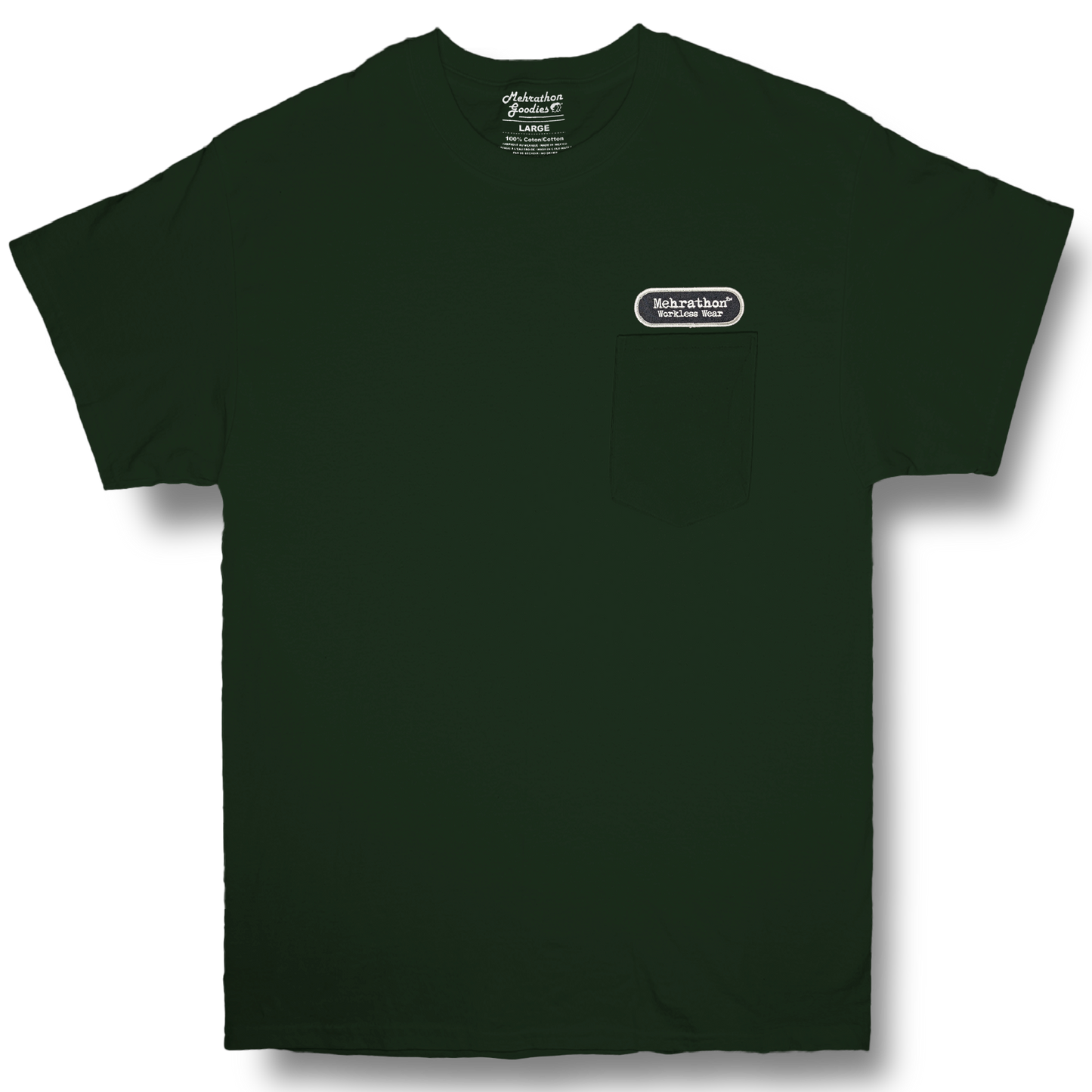 Workless Patch Pocket Tee Forest