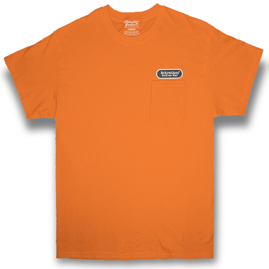 Workless Patch Pocket Tee Orange