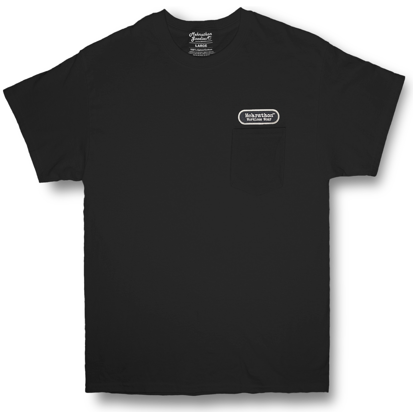 Workless Patch Pocket Tee Black