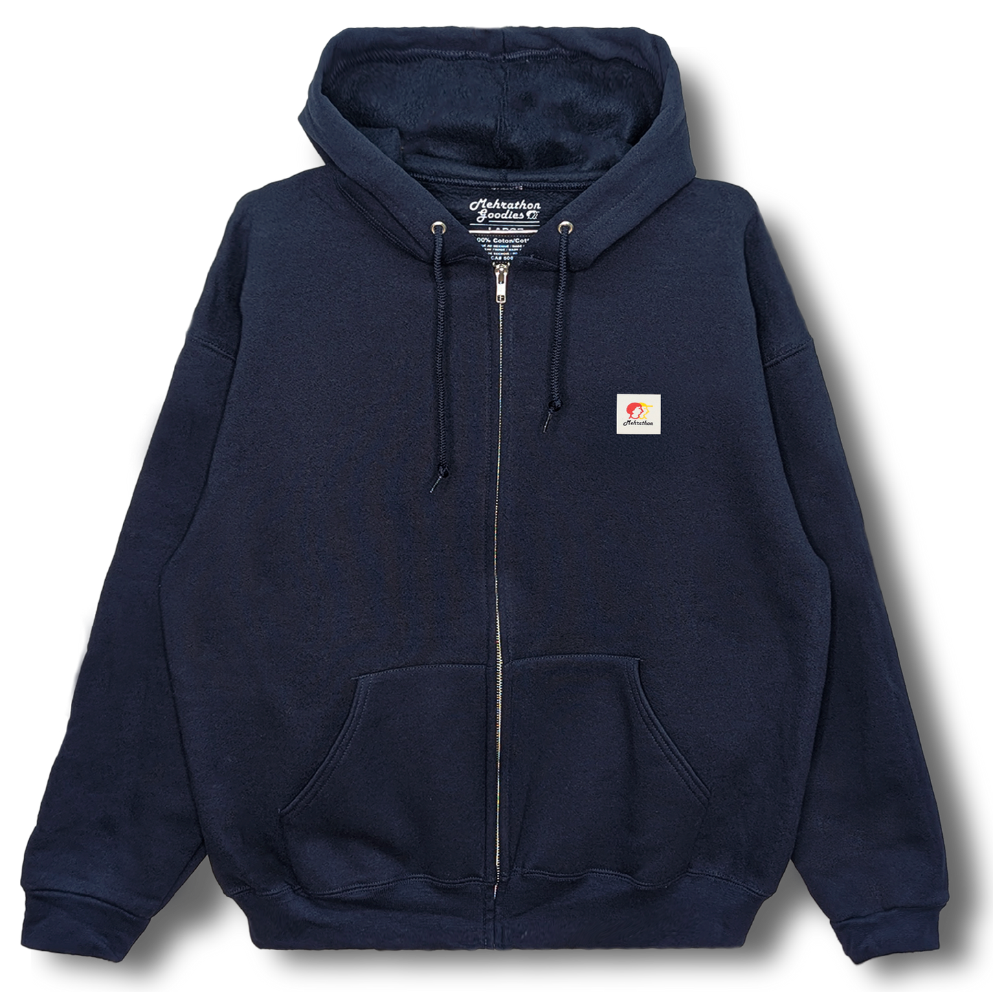 Workless Zip Hoody Navy