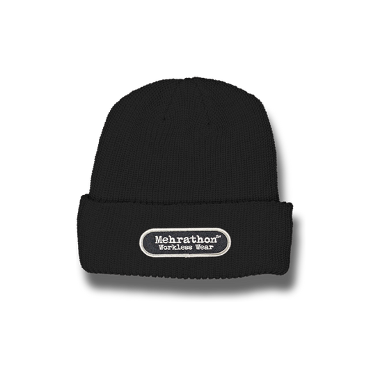 Patch Beanie Black