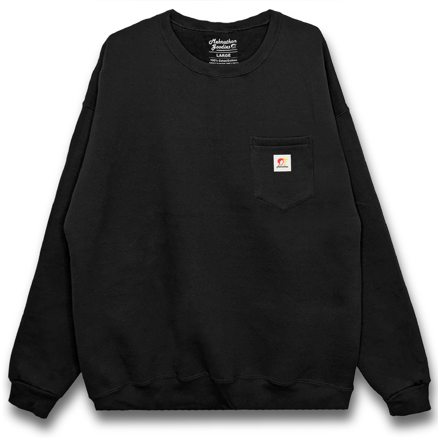 Workless Pocket Crew Black