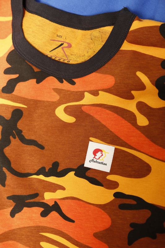 R&S X ROTHCO ARMY TEE FIRE CAMO